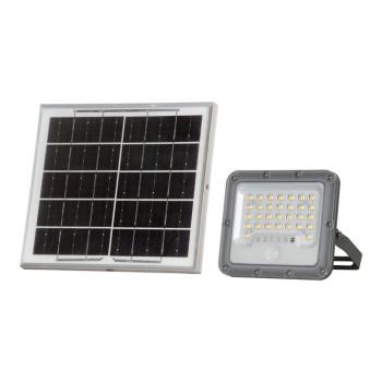V-TAC szolár, napelemes LED reflektor PIR szenzorral, 1500 lumen, hideg fehér - SKU 24469 kép