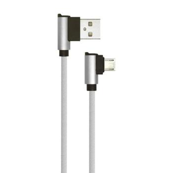 V-TAC szürke, USB - Micro USB 1m hálózati kábel - SKU 8636 kép