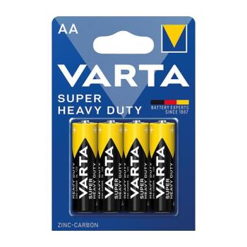 Varta 2006 - 4 db cink-szén elem SUPER HEAVY DUTY AA 1,5V 2006101414 kép