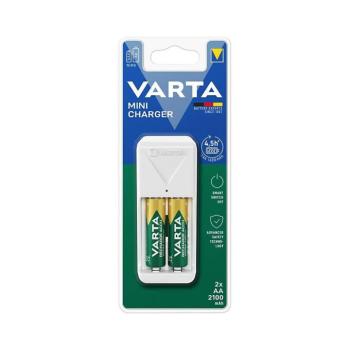 Varta 57656101451 - Akkumulátortöltő 2xAA/AAA 2100 mAh 230V 57656101451 kép