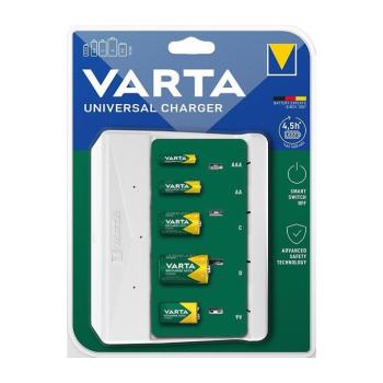 Varta 57658101401 - Akkumulátortöltő AA/AAA/C/D/9V 57658101401 kép