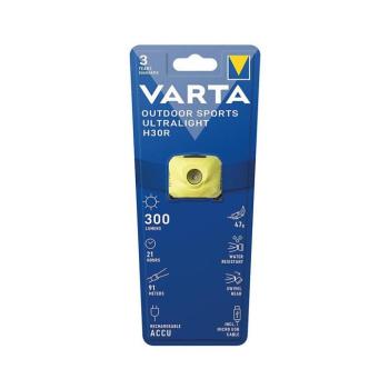 Varta 18631201401 - LED Dimmelhető újratölthető fejlámpa OUTDOOR SPORTS LED/5V IPX4 18631201401 kép