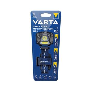 Varta 18648101421 - LED Dimmelhető fejlámpa érzékelővel WORK FLEX LED/3xAAA IP54 18648101421 kép