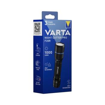 Varta 18920101111 - LED újratölthető zseblámpa NIGHT CUTTER PRO F20R LED/USB IP67 18920101111 kép