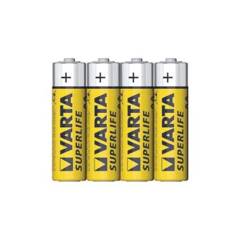 Varta 2006 - 4 db cink-szén elem SUPERLIFE AA 1,5V SUPERLIFE 2006101304 kép