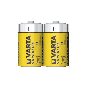 Varta 2020 - 2 db cink-szén elem SUPERLIFE D 1,5V 2020101302 kép