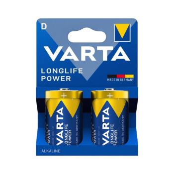 Varta 4920121422 - 2 db LONGLIFE POWER LR20/D 1,5V alkáli elemek 4920121422 kép