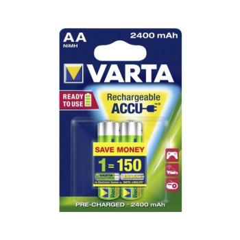 Varta 56706 - 2 db újratölthető AA NiMH akkumulátor 2100mAh 1,2V 56706101402 kép