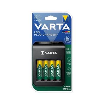 Varta 57687101441 - LCD akkumulátortöltő 4xAA/AAA 2100mAh 230V 57687101441 kép