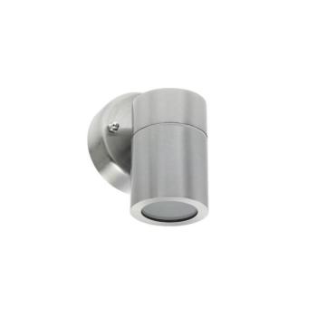 VEGAS kültéri fali lámpa, GU10, Φ60x116x93mm, IP44, rozsdamentes acél, nikkel 3240540 VITO kép