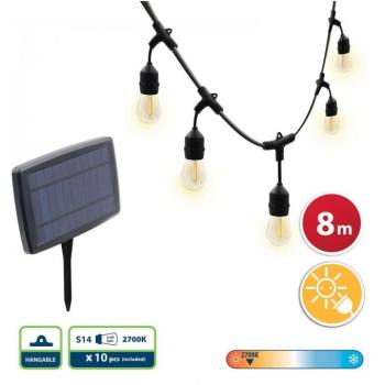 VELAMP LED napelemes fényfüzér PS070S kép