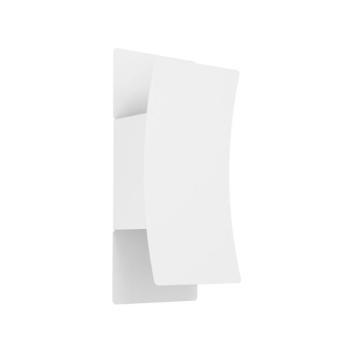 Verdolino LED kültéri falilámpa, fehér, magasság 28 cm, fém