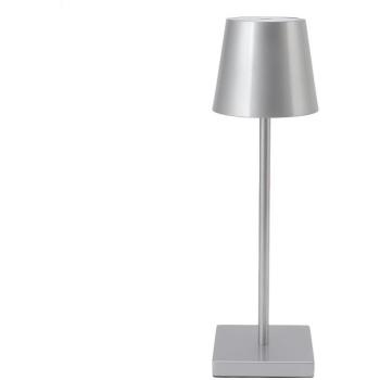 VERK 12314 Érintős LED lámpa, 1500 mAh akkumulátor, 3 W, ezüst kép