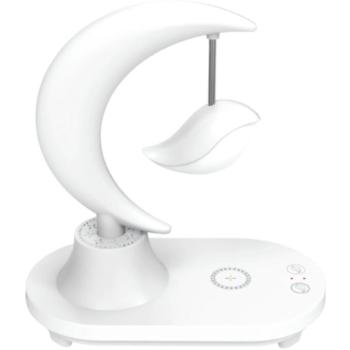 VERK 12368 lámpa Bluetooth hangszóróval, RGB világítással és vezeték nélküli töltéssel, bálna kép