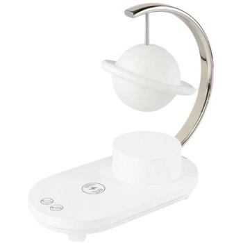 VERK 12368 Saturn Lámpa Bluetooth hangszóróval, RGB világítással és vezeték nélküli töltéssel kép