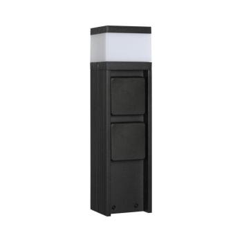 VESPER kültéri lámpa, 2 foglalattal, 1xG9/5W/230V, IP44, 30 cm, fekete LM-LO-1.5/30/G kép