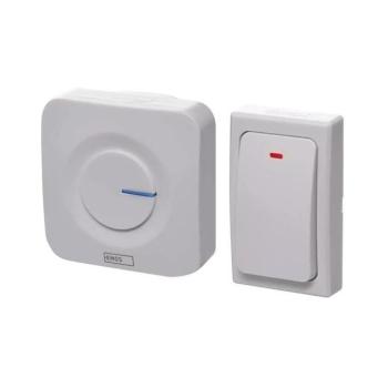 Vezeték nélküli csengő 230V IP44 fehér P5729 kép