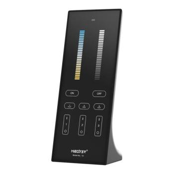 Vezeték nélküli , elemes , távirányító , álló , karcmentes , 2.4GHz , 3 zónás , CCT , fekete , Miboxer (Mi-Light) , Y2 kép