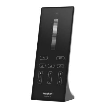 Vezeték nélküli , elemes , távirányító , álló , karcmentes , 2.4GHz , 3 zónás , dimmelhető , fekete , Miboxer (Mi-Light) , Y1 kép