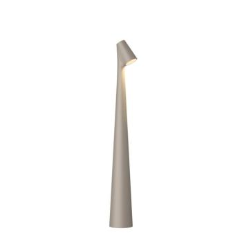 Vibia LED tölthető asztali világítás Africa, magasság 40 cm, sötétbézs kép