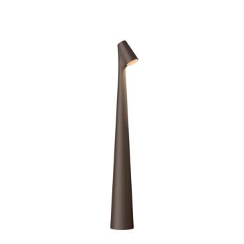 Vibia LED tölthető asztali világítás Africa, magasság 40 cm, sötétbarna kép