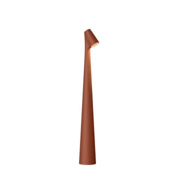 Vibia LED tölthető asztali világítás Africa, magasság 40 cm, terrakotta kép