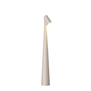 Vibia LED tölthető asztali világítás Africa, magasság 40 cm, világos bézs kép