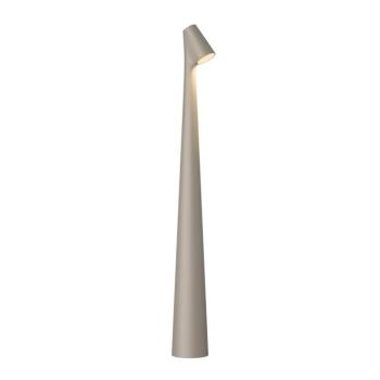 Vibia LED tölthető asztali világítás Africa, magasság 45 cm, sötétbézs kép