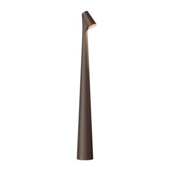 Vibia LED tölthető asztali világítás Africa, magasság 45 cm, sötétbarna kép