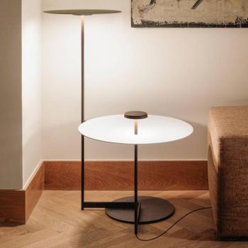 Vibia Flat LED álló lámpa 90 cm szürke L1, dimmelhető kép