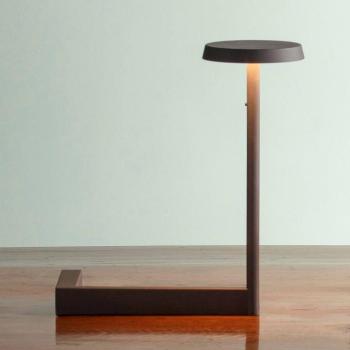 Vibia Flat LED lámpa magassága 30 cm fekete kép