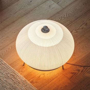 Vibia LED álló lámpa KNIT, 62 x 65 cm, bézs, textil kép