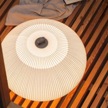 Vibia LED álló lámpa Knit 7492 bézs magasság 51 cm 927 Casambi kép