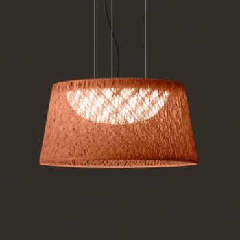 Vibia LED kültéri függesztett lámpa WIND, terrakotta, 30 x 60 cm, 927