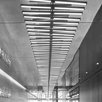 Vibia LED lógó világítás RHYTHM, szürkésbarna 199 x 87 cm 927 dimmelhető kép