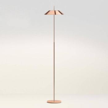 Vibia Mayfair – LED álló világítás, fényes réz kép