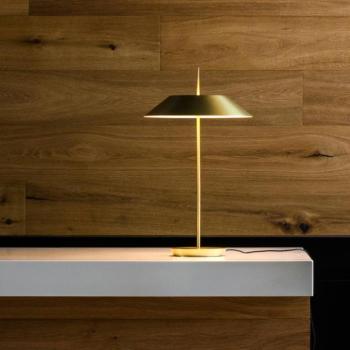Vibia Mayfair LED asztali lámpa, matt arany kép