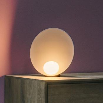 Vibia LED asztali világítás Musa 7400, rózsaszín, Ø 26 cm, álló kép