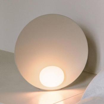 Vibia LED asztali világítás Musa 7400, bézs, Ø 26 cm, álló kép