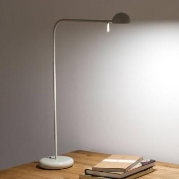 Vibia Pin 1655 LED asztali lámpa, hossza 40 cm, krém kép