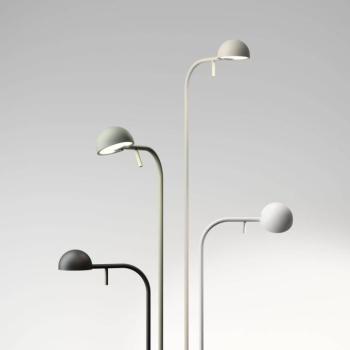 Vibia Pin 1660 LED álló világítás, 125 cm, zöld kép