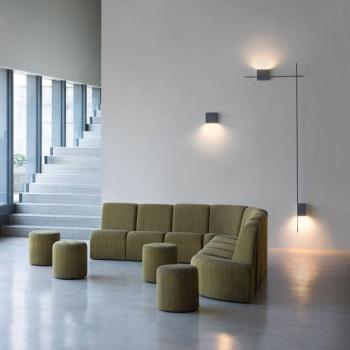 Vibia Structural 2600 LED falilámpa, sötétszürke kép