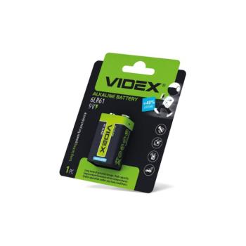 Videx 6LR61/9V/B alkáli elem 1db/ csomag kép