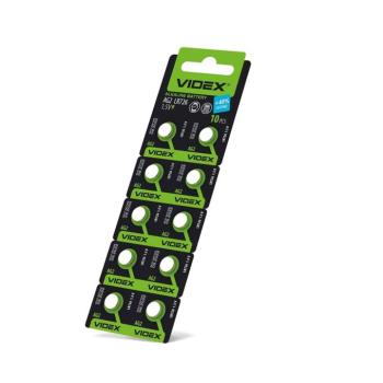 Videx AG2/LR726 25mAh alkáli gombelem (darabár min. rendelhető mennyiség 10 db) kép