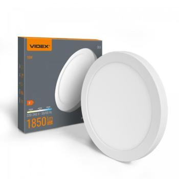 VIDEX DL6R LED Mennyezeti Lámpa 18W 3000K-4000K-6500K 220V Fehér kép