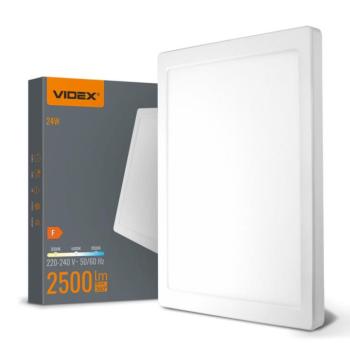 VIDEX DL6S 24W LED négyzet alakú lámpa 3000K-4000K-6500K kép