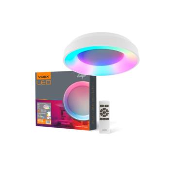 Videx EDGE 72 W-os RGB fehér LED távirányítós mennyezeti lámpa kép