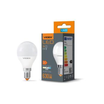 Videx G45 LED izzó 7 W-os natúr fehér E14-es foglalattal kép