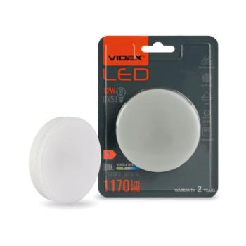 Videx GX53-as foglalatú 12W meleg fehér izzó kép