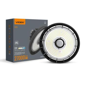 VIDEX HB01 LED csarnokvilágító 150W 5000K 27000Lm 220V Fekete kép